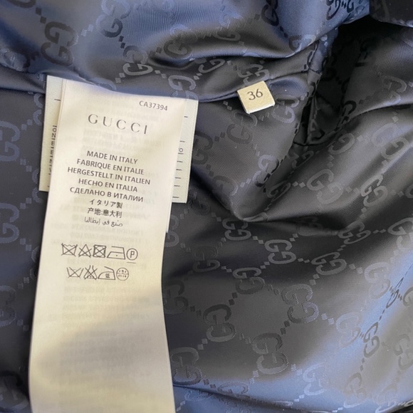 Gucci Embroidered quilted bomber jacket - Picture 5 of 5